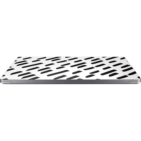 Black Dash Universal Laptop 15in (12.2 x 8.8in) Skin